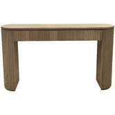 Hamilton Furniture Anderson Oak Wood Console Table