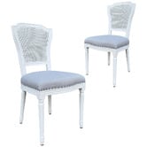 Hamilton Furniture McKenna Birch Wood &amp; Linen Dining Chairs
