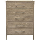 Hamilton Furniture Cameron Oak Wood Tallboy