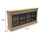 Hamilton Furniture Crawford Oak Wood Sideboard