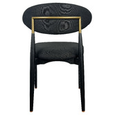 Hamilton Furniture Jamie Oak Wood &amp; Linen Dining Chairs