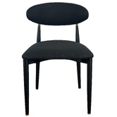 Hamilton Furniture Jamie Oak Wood &amp; Linen Dining Chairs