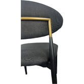 Hamilton Furniture Jamie Oak Wood &amp; Linen Dining Chairs