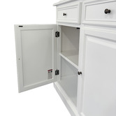 Hamilton Furniture White Hampton Display Cabinet