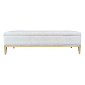 Hamilton Furniture Sinclair Upholstered Storage Ottoman Bench