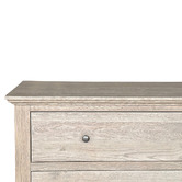 Hamilton Furniture Evelyn 5 Drawer Oak Wood Tallboy