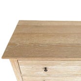 Hamilton Furniture Evelyn 5 Drawer Oak Wood Tallboy