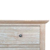 Hamilton Furniture Evelyn 5 Drawer Oak Wood Tallboy