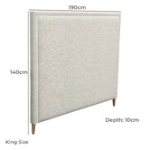 Hamilton Furniture Ophelia Linen Bedhead
