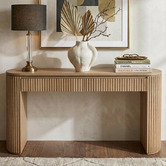 Hamilton Furniture Anderson Oak Wood Console Table