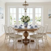 Hamilton Furniture Leyna Round Dining Table Natural Oak