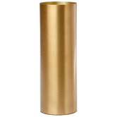 Zakkia Brass Fynn Polished Cylinder Vase
