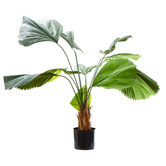 Bayview Living 122cm Tall Fan Palm Tree