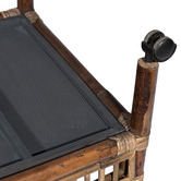 Bayview Living Seville Rattan &amp; Bamboo Tea Cart
