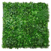 Bayview Living 100cm Variegated Lush Faux Foliage Wall Panel