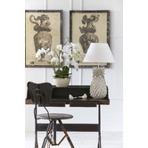 Bayview Living 60cm White Real Touch Orchid with Pot