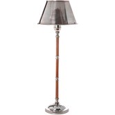 Bayview Living Delaware Antique Silver Timber Table Lamp