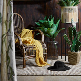 Bayview Living Seville Rustic Rattan Armchair