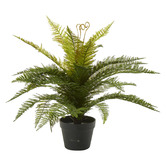 Bayview Living 55cm Potted Faux Fern in Pot