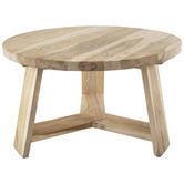 Bayview Living Bermuda Teak Wood Side Table