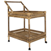 Bayview Living Comores Bamboo Bar Trolley