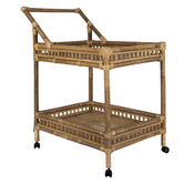 Bayview Living Comores Bamboo Bar Trolley