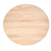Bayview Living Olwen Round Oak Wood Coffee Table