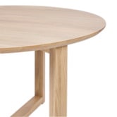 Bayview Living Olwen Round Oak Wood Coffee Table