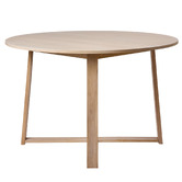 Bayview Living Olwen Oak Wood Round Dining Table