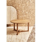 Bayview Living Olwen Round Oak Wood Coffee Table