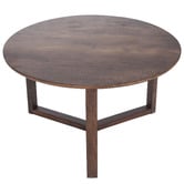 Bayview Living Olwen Round Oak Wood Coffee Table