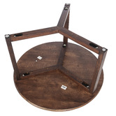 Bayview Living Olwen Round Oak Wood Coffee Table