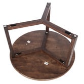 Bayview Living Olwen Round Oak Wood Coffee Table