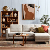 Bayview Living Olwen Round Oak Wood Coffee Table