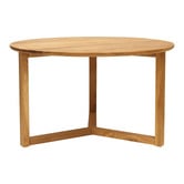 Bayview Living Olwen Round Oak Wood Coffee Table