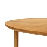 Bayview Living Olwen Round Oak Wood Coffee Table