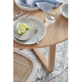 Bayview Living Olwen Oak Wood Round Dining Table