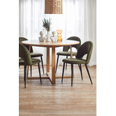 Bayview Living Olwen Oak Wood Round Dining Table