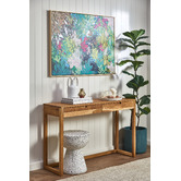 Bayview Living Olwen Oak Wood Console Table