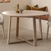 Bayview Living Olwen Oak Wood Round Dining Table