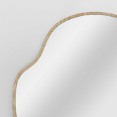 Bayview Living Jasmine Oak Wood Wall Mirror