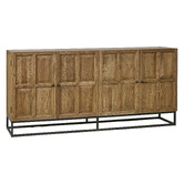 Bayview Living Morton Oak Wood Sideboard Buffet