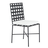 Bayview Living Emilio Iron Outdoor Dining Chair
