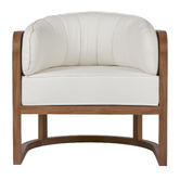 Bayview Living Helga Teak Wood Outdoor Lounge Chair