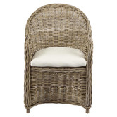 Bayview Living Simmons Kubu Rattan Outdoor Lounge Chair