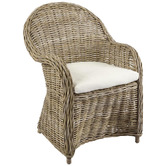 Bayview Living Simmons Kubu Rattan Outdoor Lounge Chair
