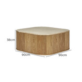 Bayview Living Paulette Travertine Coffee Table