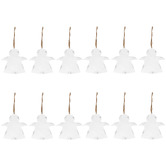 Bayview Living White Angel Hanging Christmas Tree Ornaments