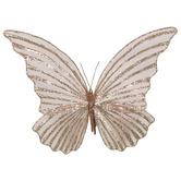 Bayview Living Pink &amp; Gold Butterfly Christmas Tree Clips