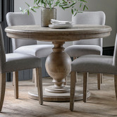 Bayview Living Noelia Round Extendable Dining Table